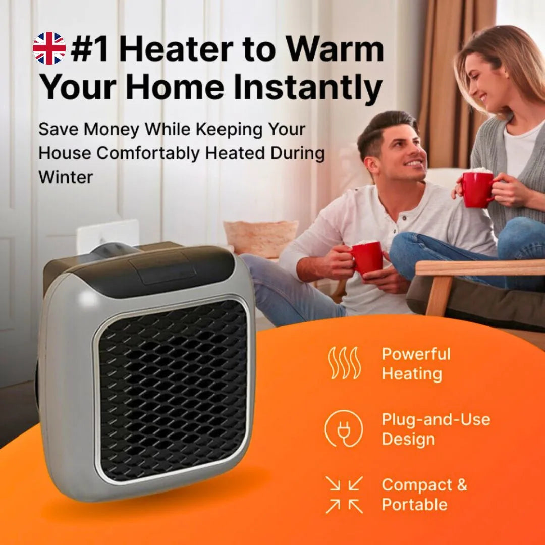 Heater Helper Mini Pro™ | Plug-In Ceramic Room Heater