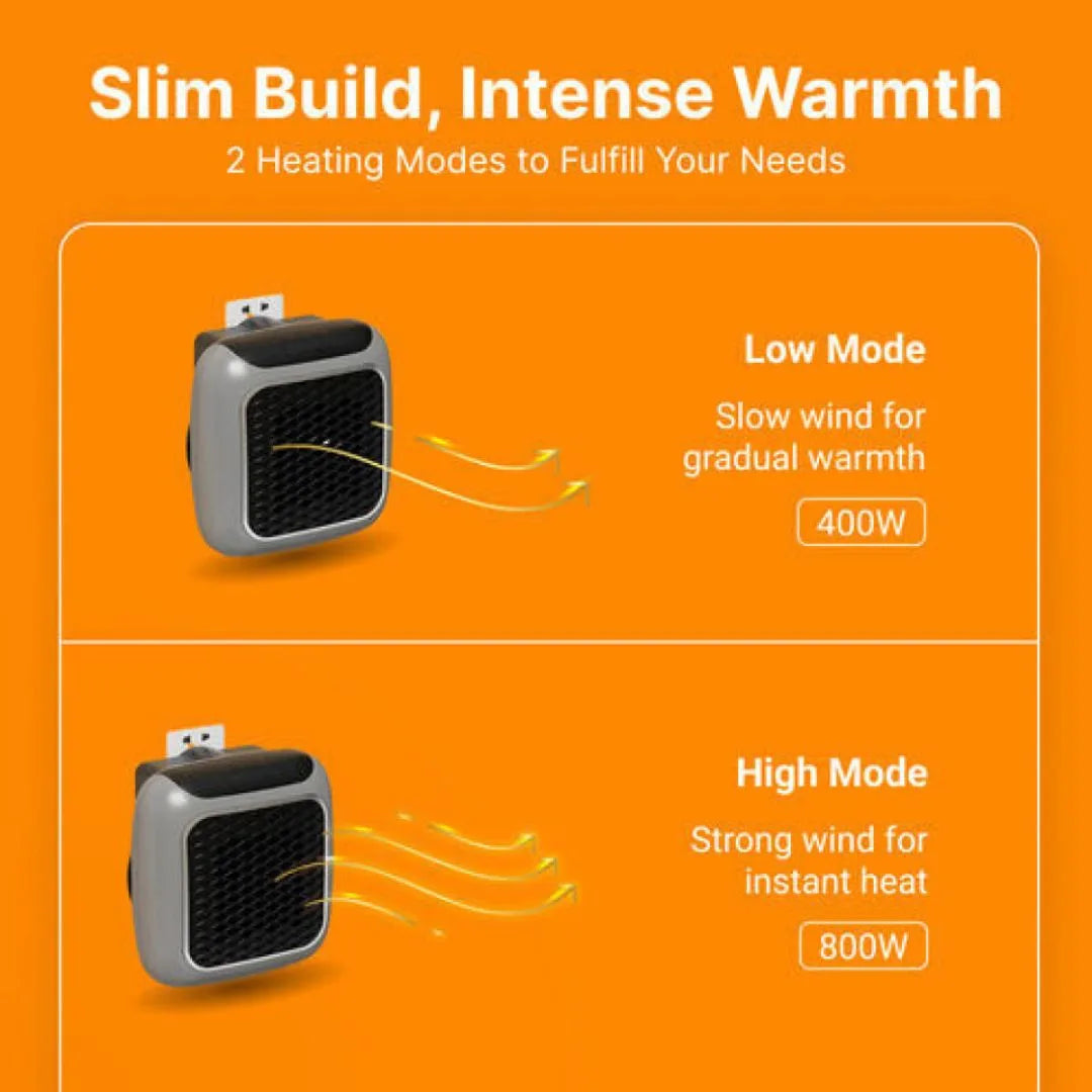 Heater Helper Mini Pro™ | Plug-In Ceramic Room Heater
