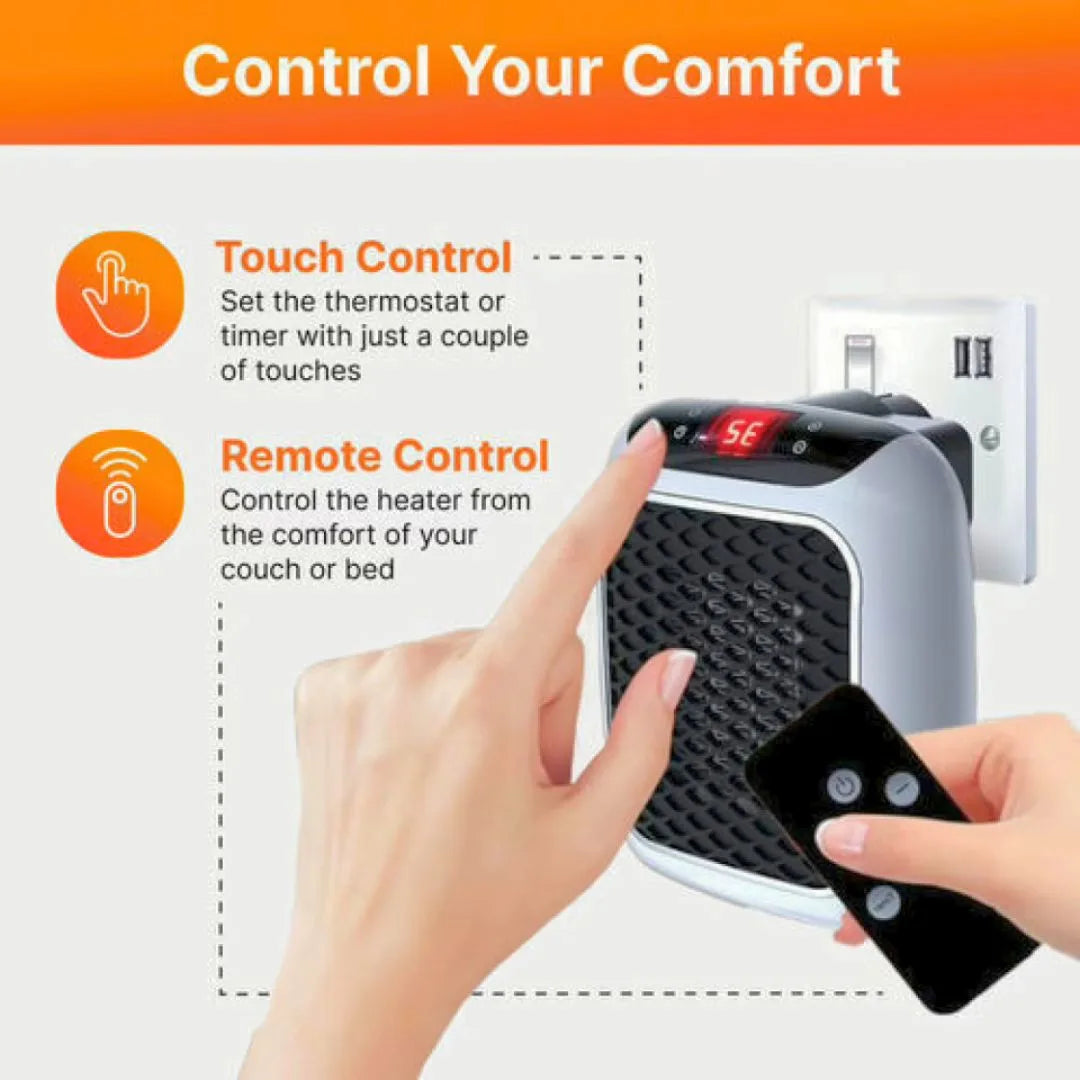 Heater Helper Mini Pro™ | Plug-In Ceramic Room Heater