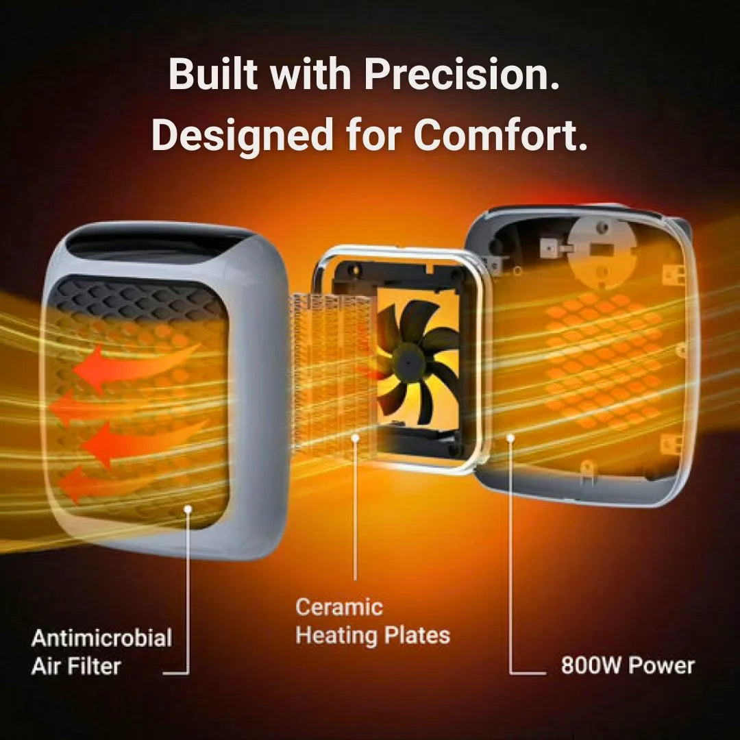 Heater Helper Mini Pro™ | Plug-In Ceramic Room Heater